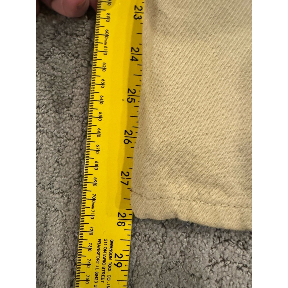 Roucha Keaton Pants Size BB Cotton Twill Wheat Color Wide Leg Barrel Like (V1) - Picture 4 of 7